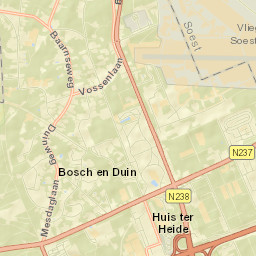 Bosch en Duin Street Map