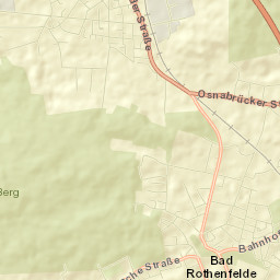 Bad Rothenfelde Street Map