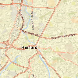 Herford Street Map