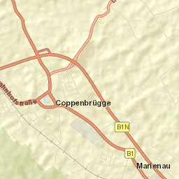 Coppenbrügge Street Map