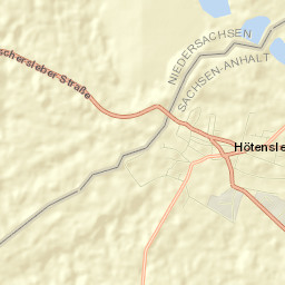 Hötensleben Street Map