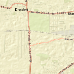 Diesdorf Street Map