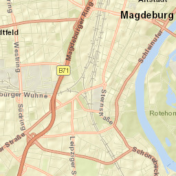 Magdeburg Street Map