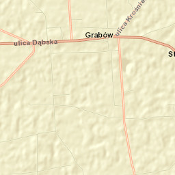 Grabów Street Map
