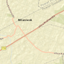 Milanówek Street Map