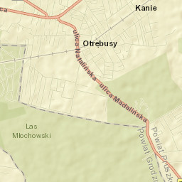 Otrębusy Street Map