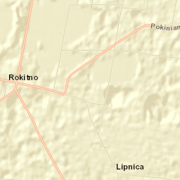 Rokitno Street Map