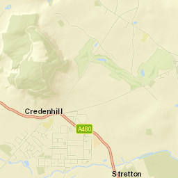 A480, Credenhill, Herefordshire HR4, UK Street Map