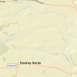 Hanley Swan, Worcester, Worcestershire Street Map