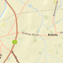 Badsey Street Map