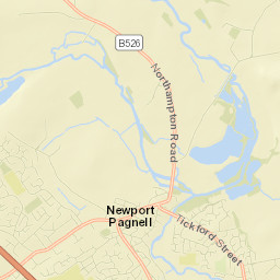 Newport Pagnell Street Map