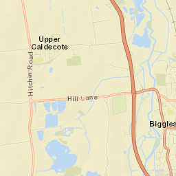 Biggleswade Street Map