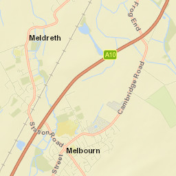 Melbourn Street Map