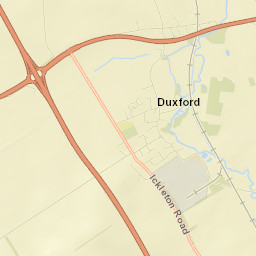 Duxford Street Map