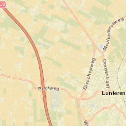 Lunteren Street Map
