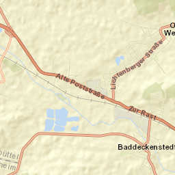 Baddeckenstedt Street Map
