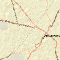 Luckenwalde Street Map