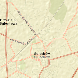 Sulechów Street Map