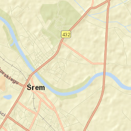 Śrem Street Map