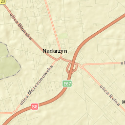Powiat pruszkowski Street Map