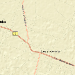 Lesznowola Street Map