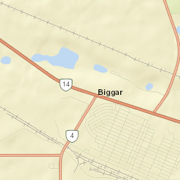 Biggar Street Map
