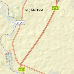 Long Melford Street Map
