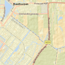 Benthuizen Street Map