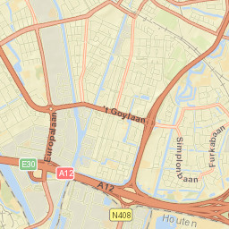 Lunetten Street Map