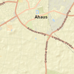 Ahaus Street Map