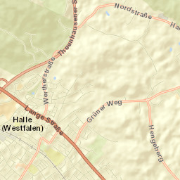 Halle Street Map