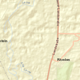 Rheden Street Map