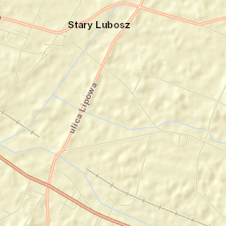 Powiat kościański Street Map