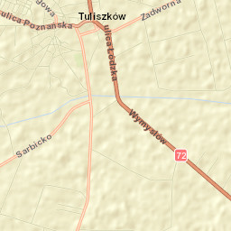 Tuliszków Street Map