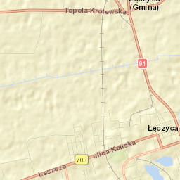 Łęczyca Street Map