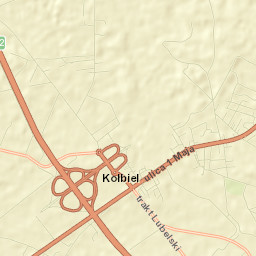 Kołbiel Street Map