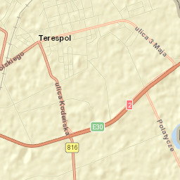 Terespol Street Map