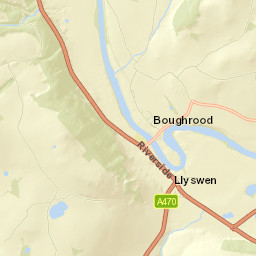 B4350, Brecon, Powys LD3 0YL, UK Street Map