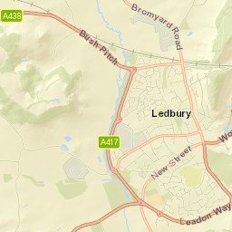Ledbury Street Map
