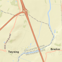 Bredon Street Map