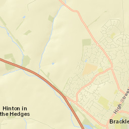 Brackley Street Map