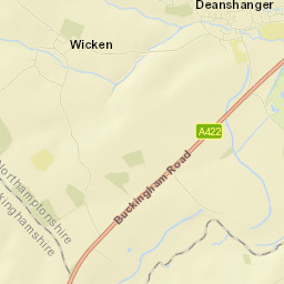 Deanshanger Street Map