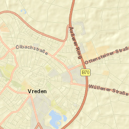 Vreden Street Map