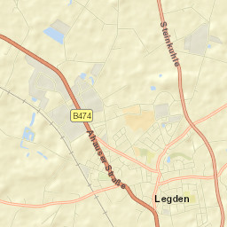 Legden Street Map