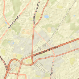 Bielefeld Street Map