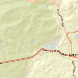 Dörentrup Street Map