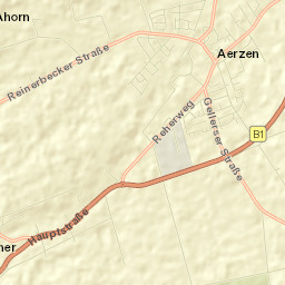 Aerzen Street Map
