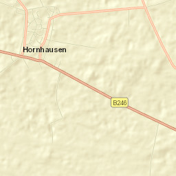 Hornhausen Street Map