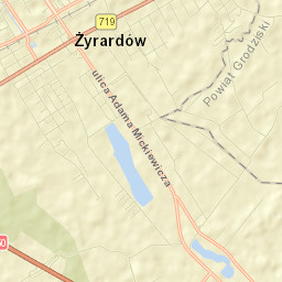 Żyrardów Street Map