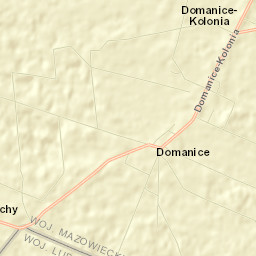 Domanice Street Map